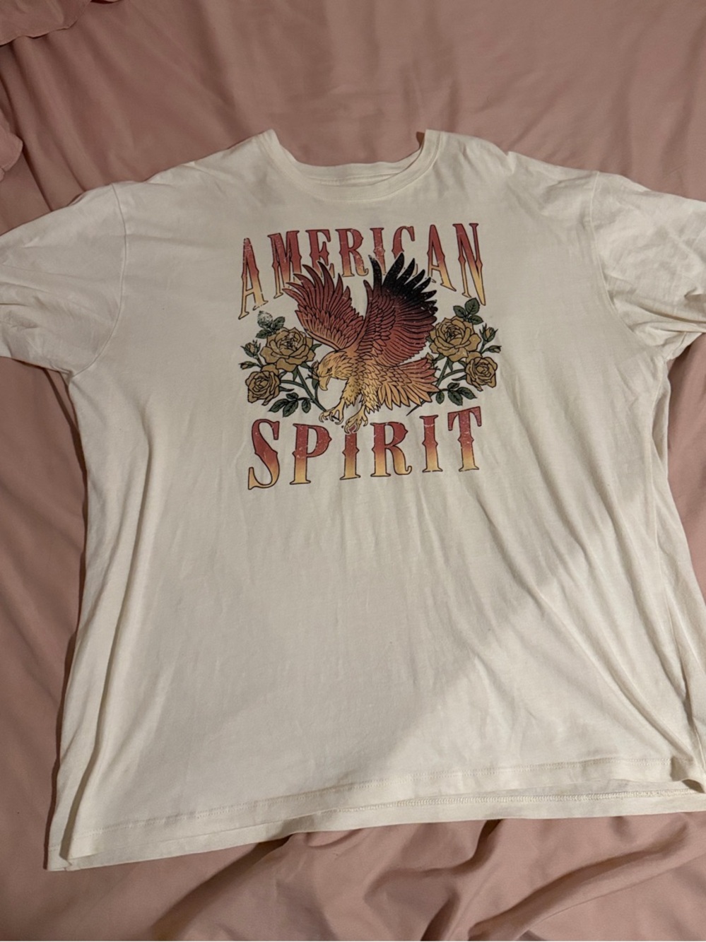 American Spirit Graphic Short Sleeve Tee - White